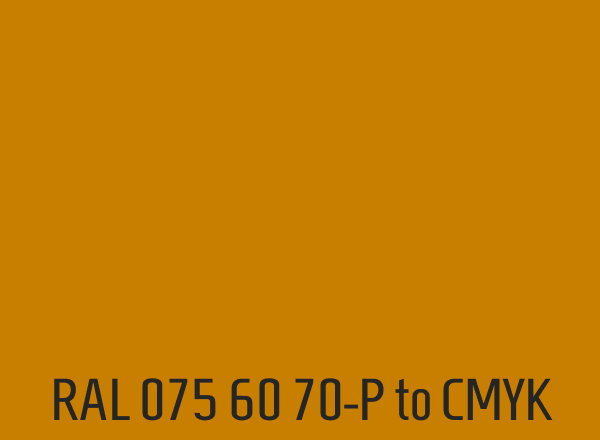 RAL 075 60 70-P to CMYK
