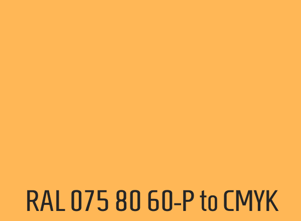 RAL 075 80 60-P to CMYK