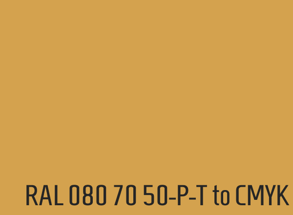 RAL 080 70 50-P-T to CMYK