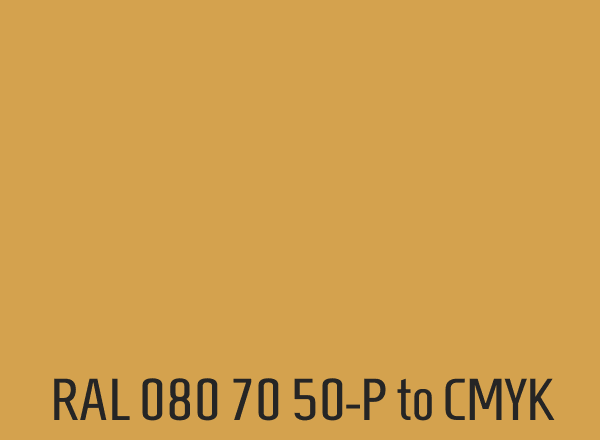 RAL 080 70 50-P to CMYK