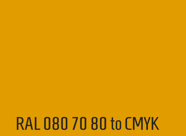 RAL 080 70 80 to CMYK