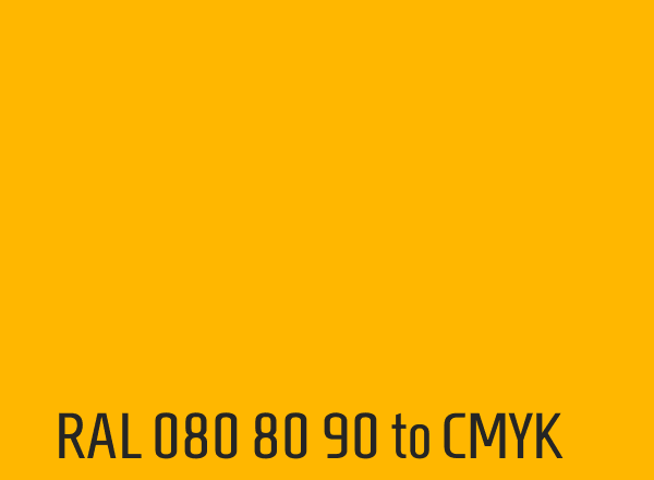 RAL 080 80 90 to CMYK