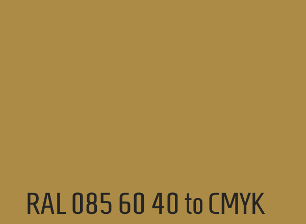RAL 085 60 40 to CMYK