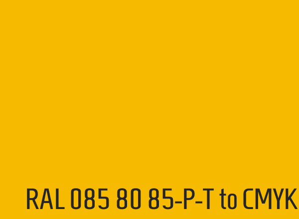 RAL 085 80 85-P-T to CMYK