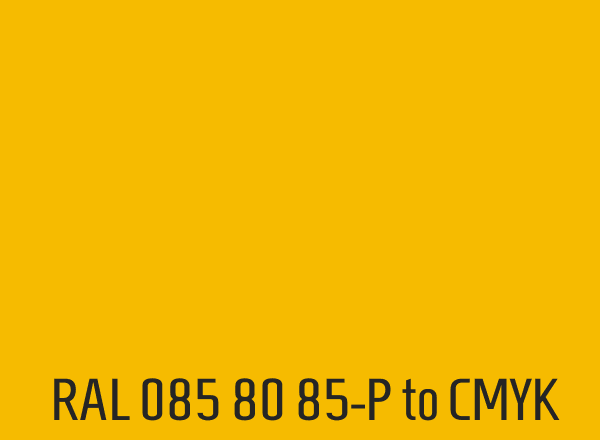 RAL 085 80 85-P to CMYK
