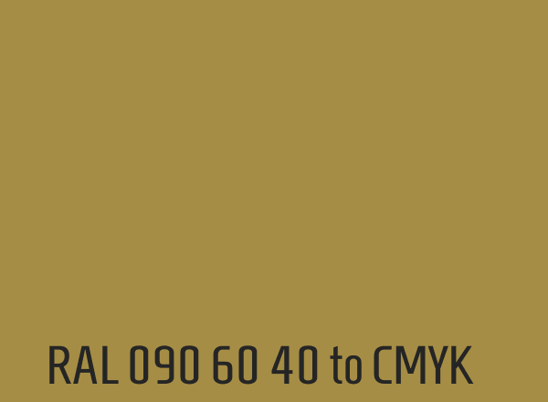 RAL 090 60 40 to CMYK