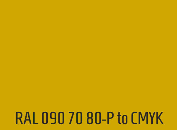 RAL 090 70 80-P to CMYK