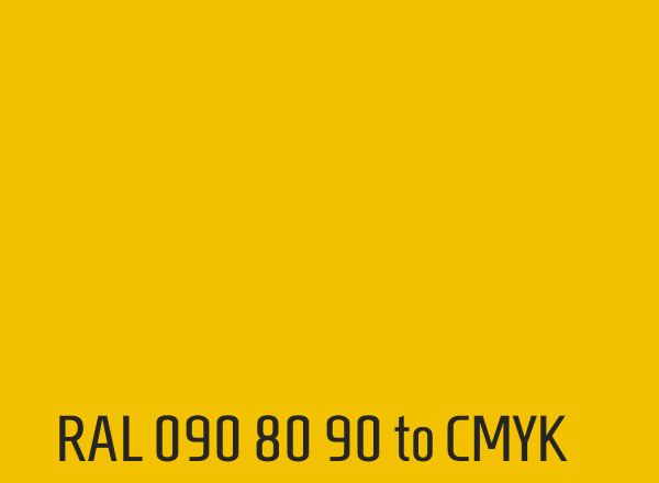 RAL 090 80 90 to CMYK