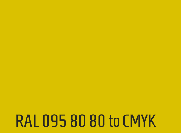 RAL 095 80 80 to CMYK