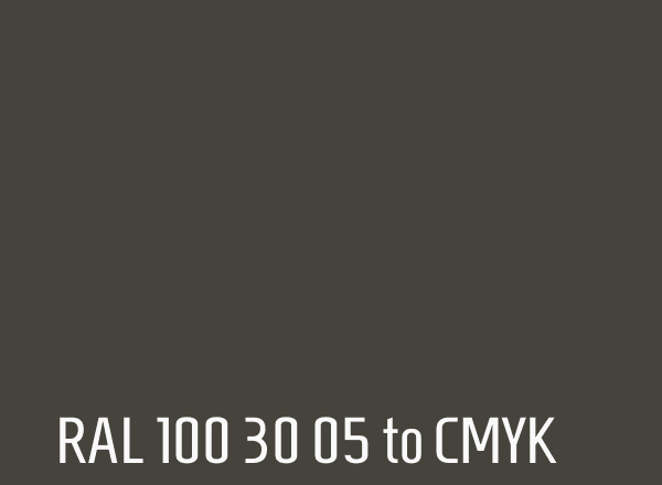 RAL 100 30 05 to CMYK