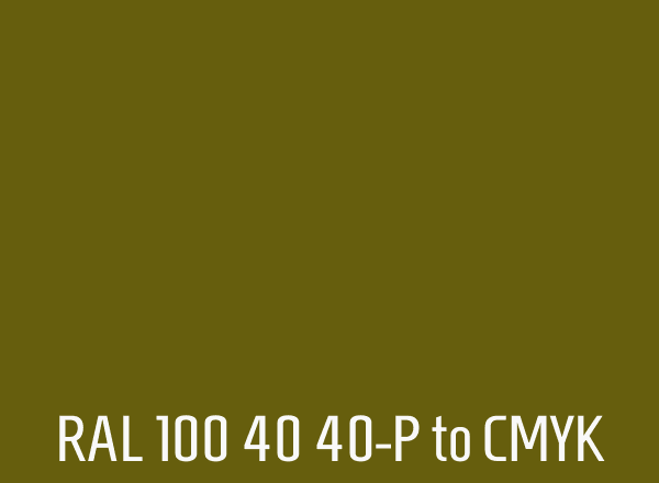 RAL 100 40 40-P to CMYK