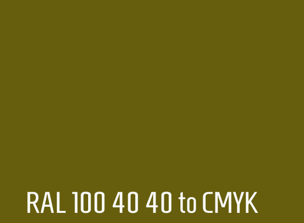 RAL 100 40 40 to CMYK