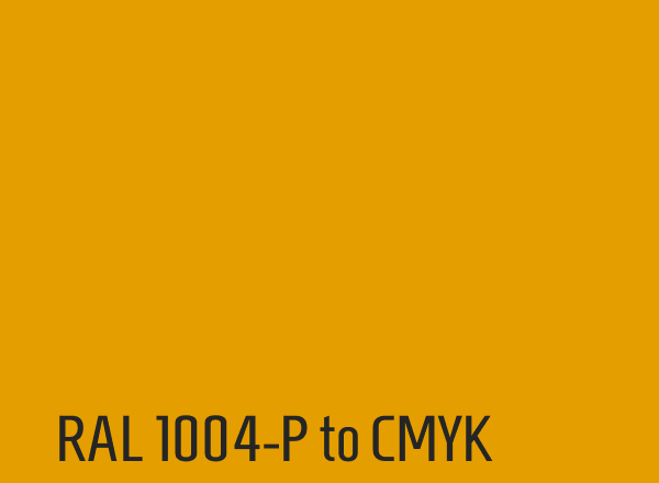 RAL 1004-P to CMYK