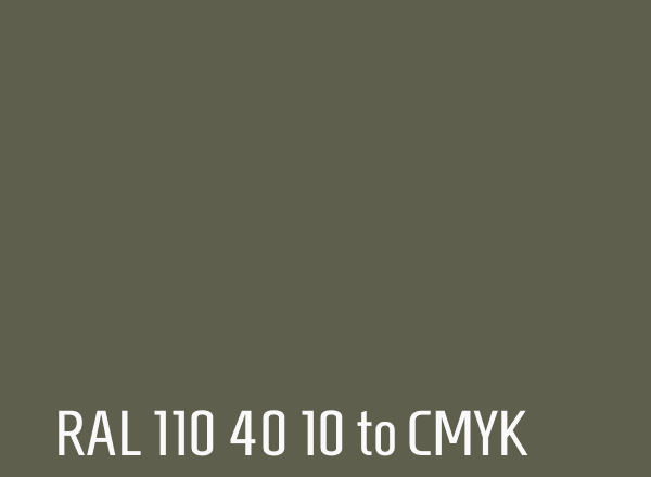 RAL 110 40 10 to CMYK