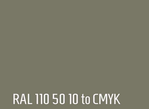 RAL 110 50 10 to CMYK