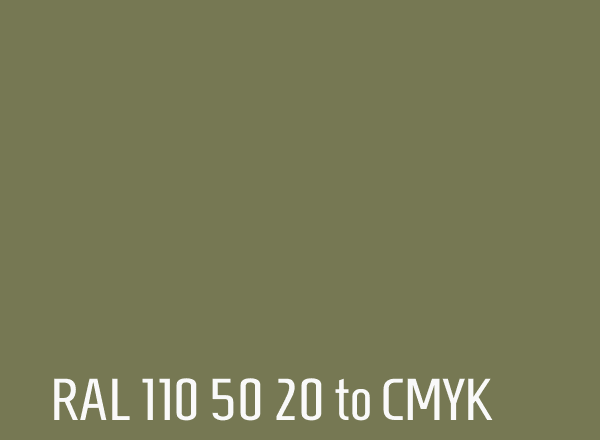 RAL 110 50 20 to CMYK