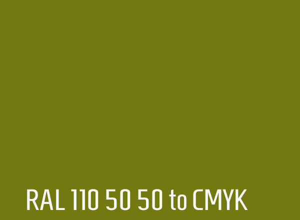 RAL 110 50 50 to CMYK