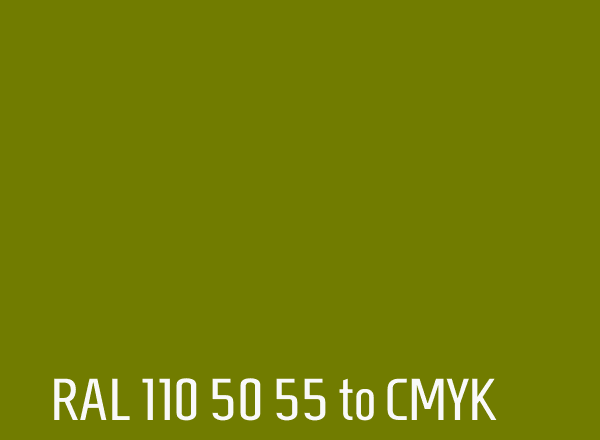 RAL 110 50 55 to CMYK