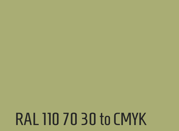 RAL 110 70 30 to CMYK