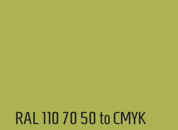 RAL 110 70 50 to CMYK