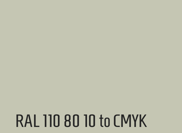 RAL 110 80 10 to CMYK