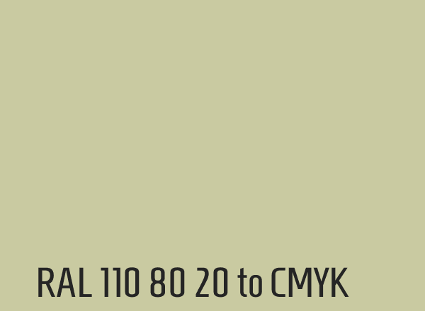 RAL 110 80 20 to CMYK