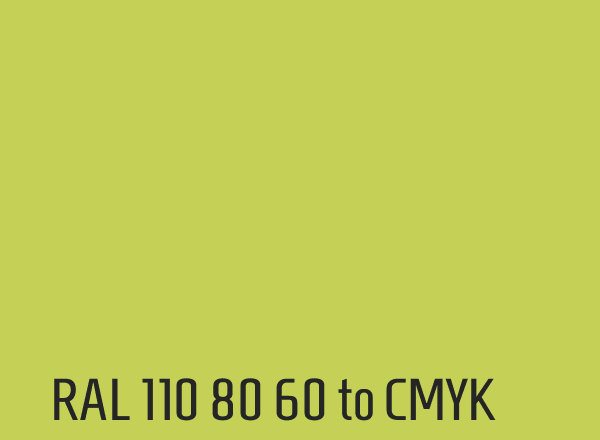 RAL 110 80 60 to CMYK