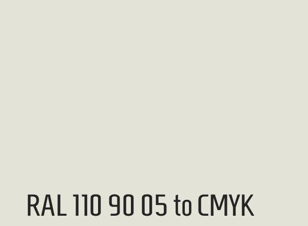 RAL 110 90 05 to CMYK