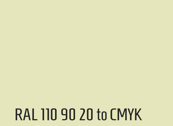 RAL 110 90 20 to CMYK