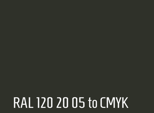 RAL 120 20 05 to CMYK