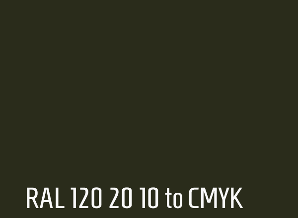 RAL 120 20 10 to CMYK