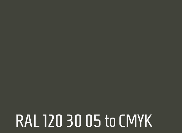 RAL 120 30 05 to CMYK