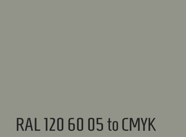 RAL 120 60 05 to CMYK