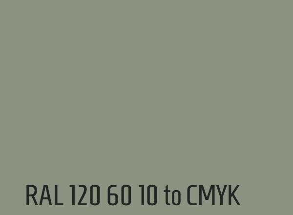 RAL 120 60 10 to CMYK