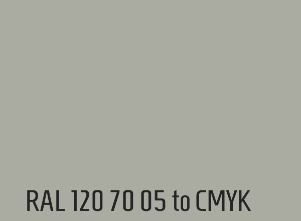 RAL 120 70 05 to CMYK