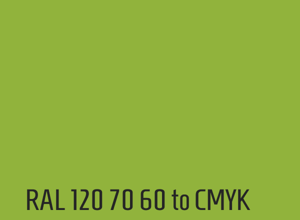 RAL 120 70 60 to CMYK
