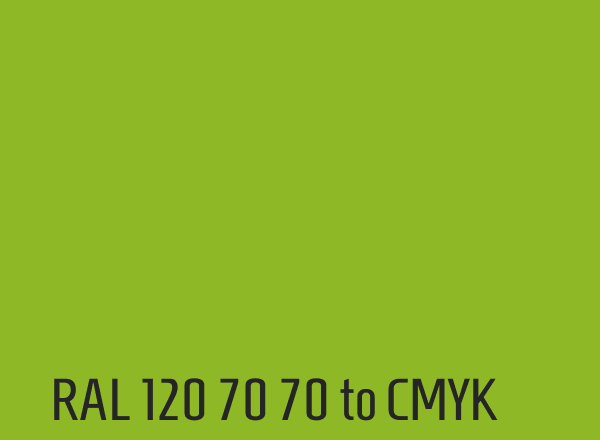 RAL 120 70 70 to CMYK