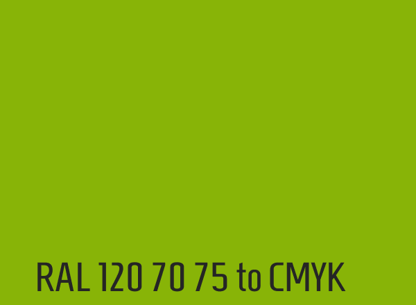 RAL 120 70 75 to CMYK