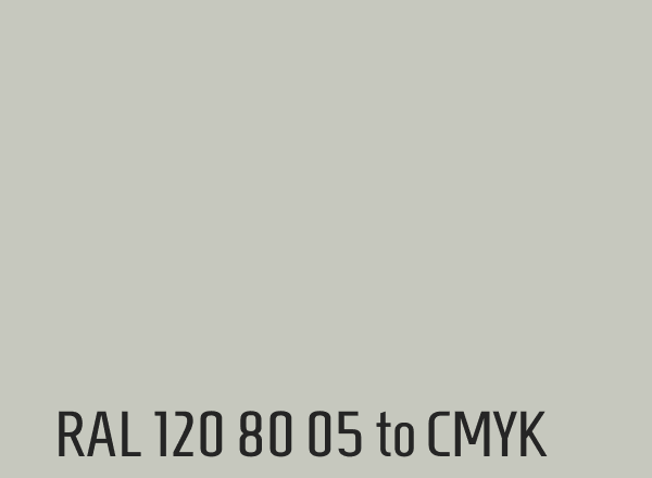 RAL 120 80 05 to CMYK