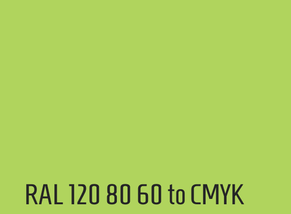 RAL 120 80 60 to CMYK