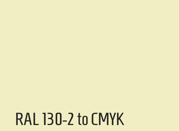 RAL 130-2 to CMYK