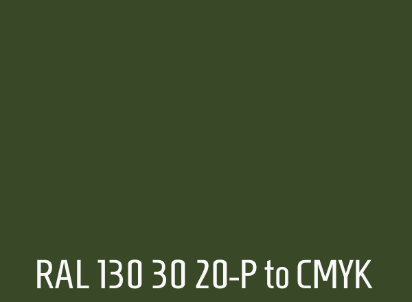 RAL 130 30 20-P to CMYK