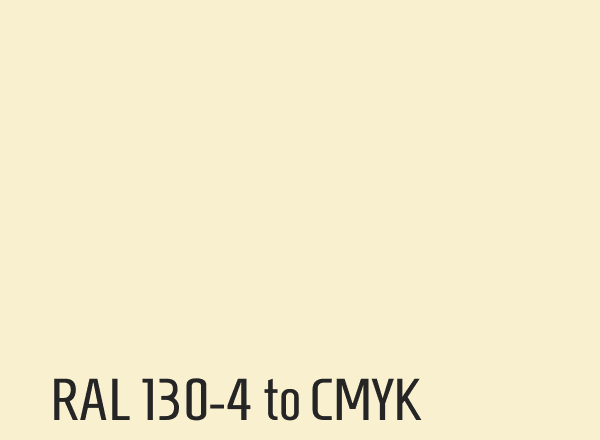 RAL 130-4 to CMYK