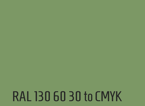 RAL 130 60 30 to CMYK