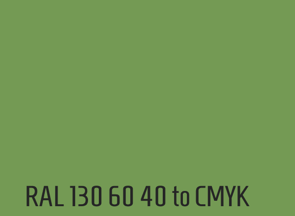 RAL 130 60 40 to CMYK