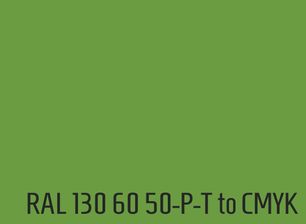 RAL 130 60 50-P-T to CMYK