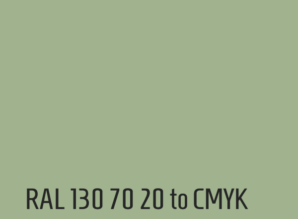 RAL 130 70 20 to CMYK