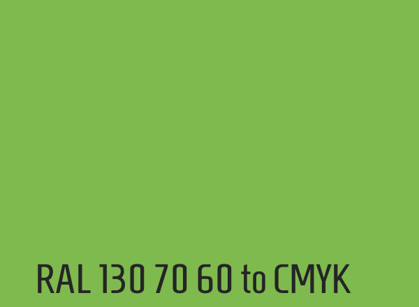 RAL 130 70 60 to CMYK