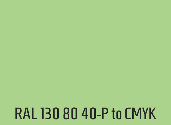 RAL 130 80 40-P to CMYK