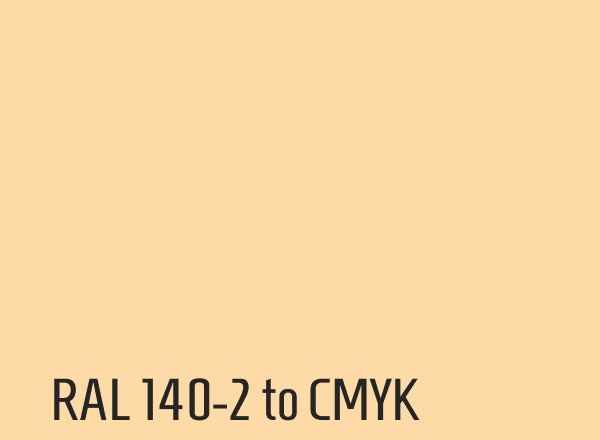 RAL 140-2 to CMYK
